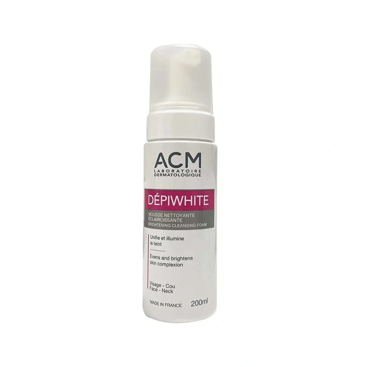 ACM Dépiwhite Mousse Nettoyante Éclaircissante 200ml