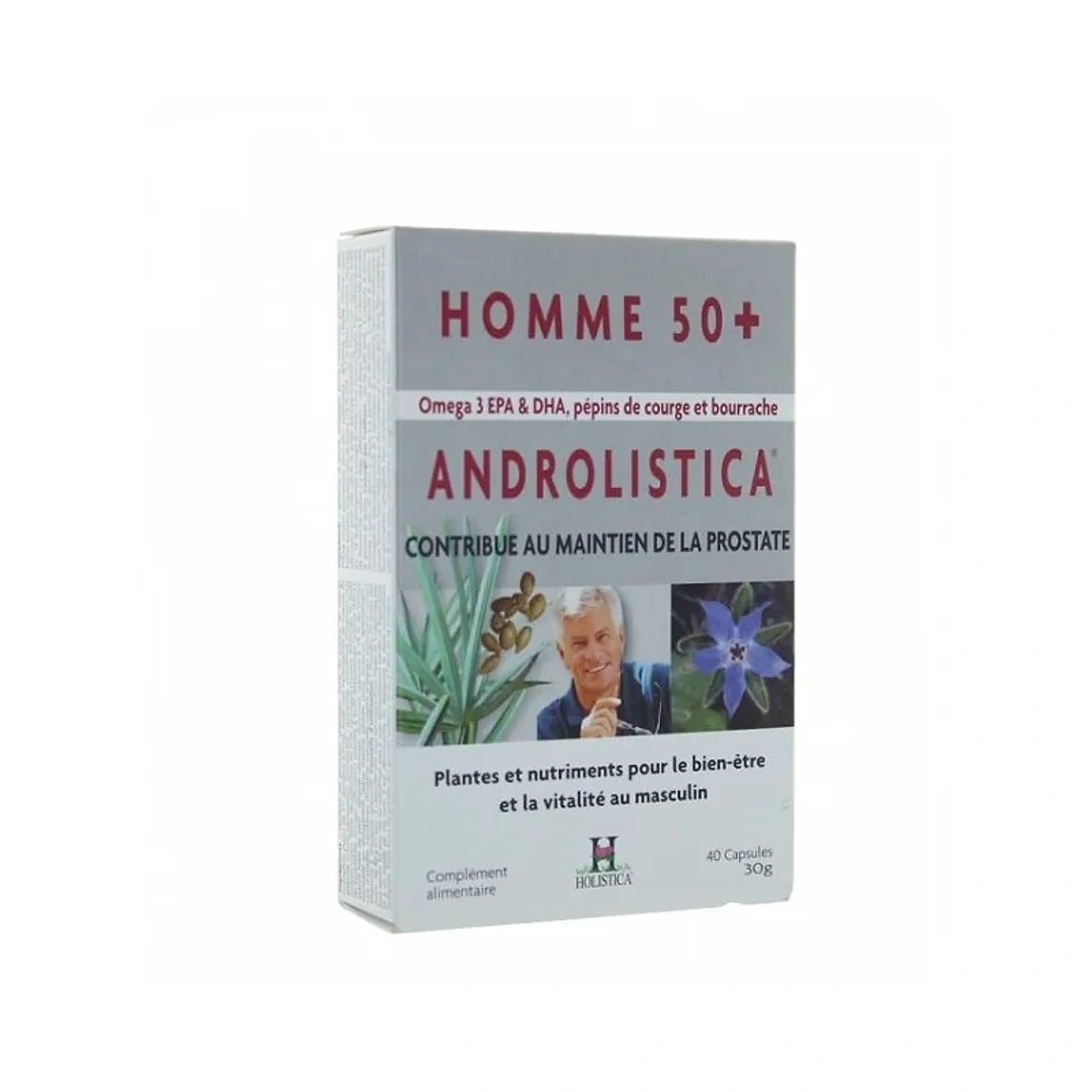 ANDROLISTICA HOMMES 50+ Confort Urinaire 40 CAPSULES