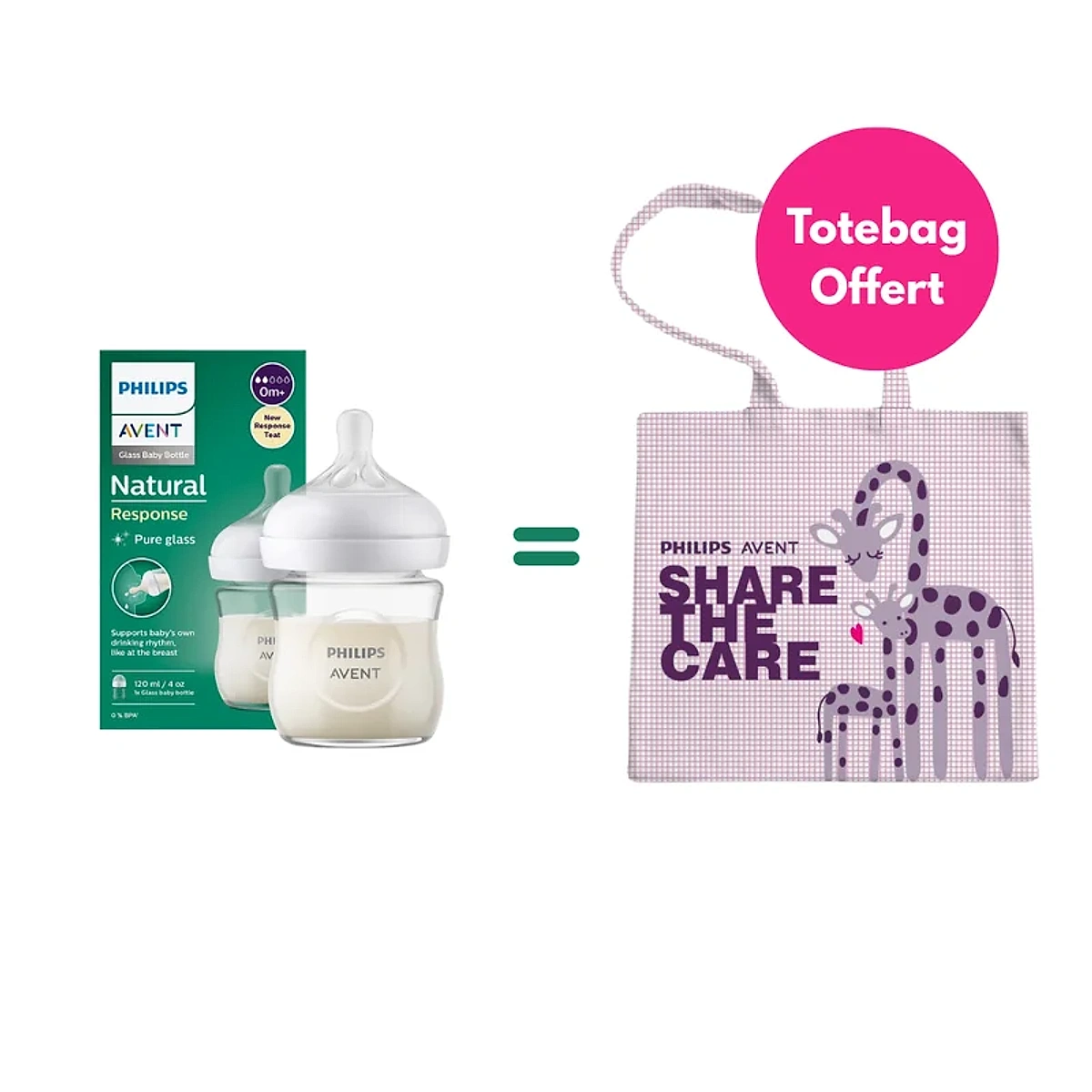 Avent Biberon Natural En Verre 3.0 Teat 0m+ 125ml Scy930/01