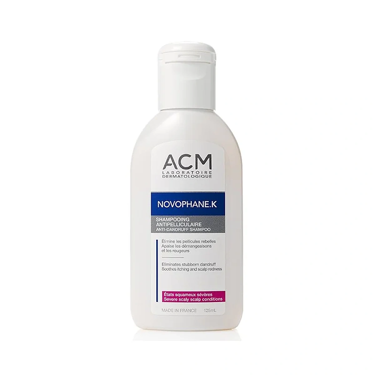 Acm Novophane K Shampooing pellicules sévères – 125 ml