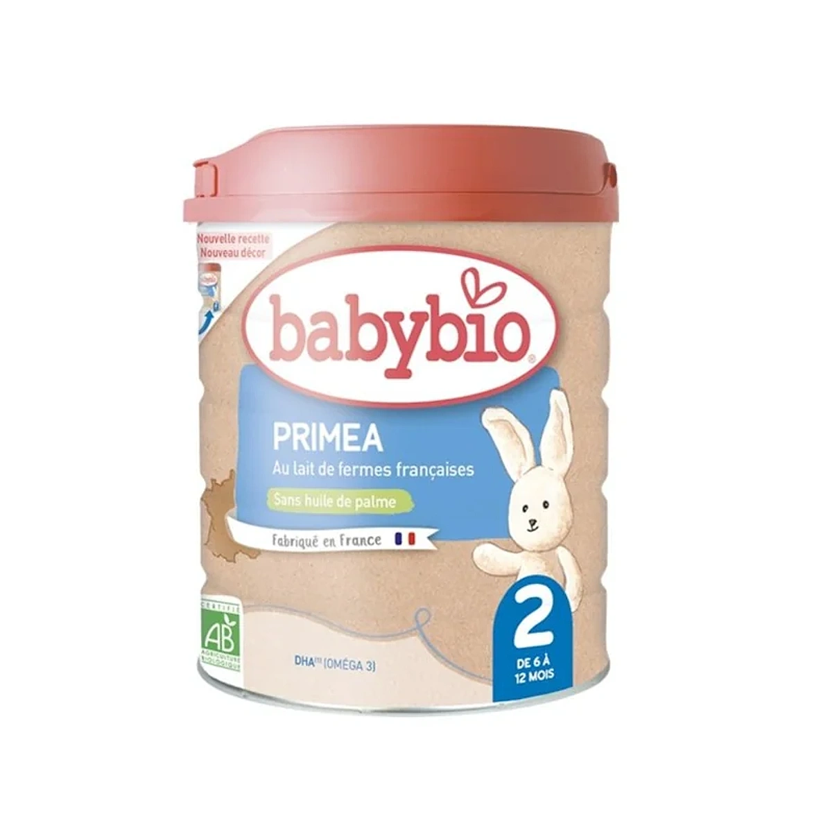 BABYBIO Lait 2ème âge Boîtes Lait infantile Primea 2 Croissance dès 6 mois 800G