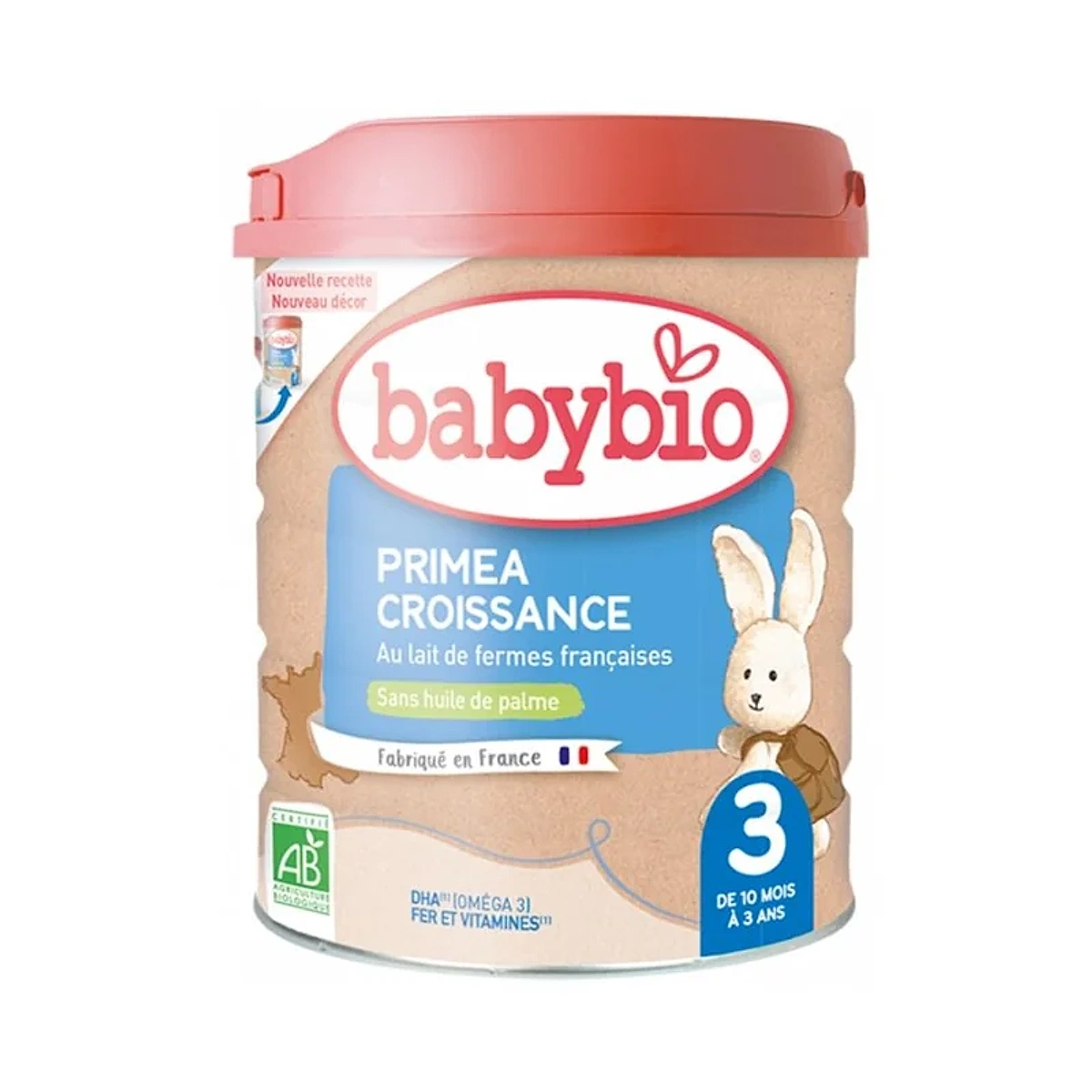 BABYBIO Lait 3ème âge Boîtes Lait infantile 800g Primea 3 Croissance 800G