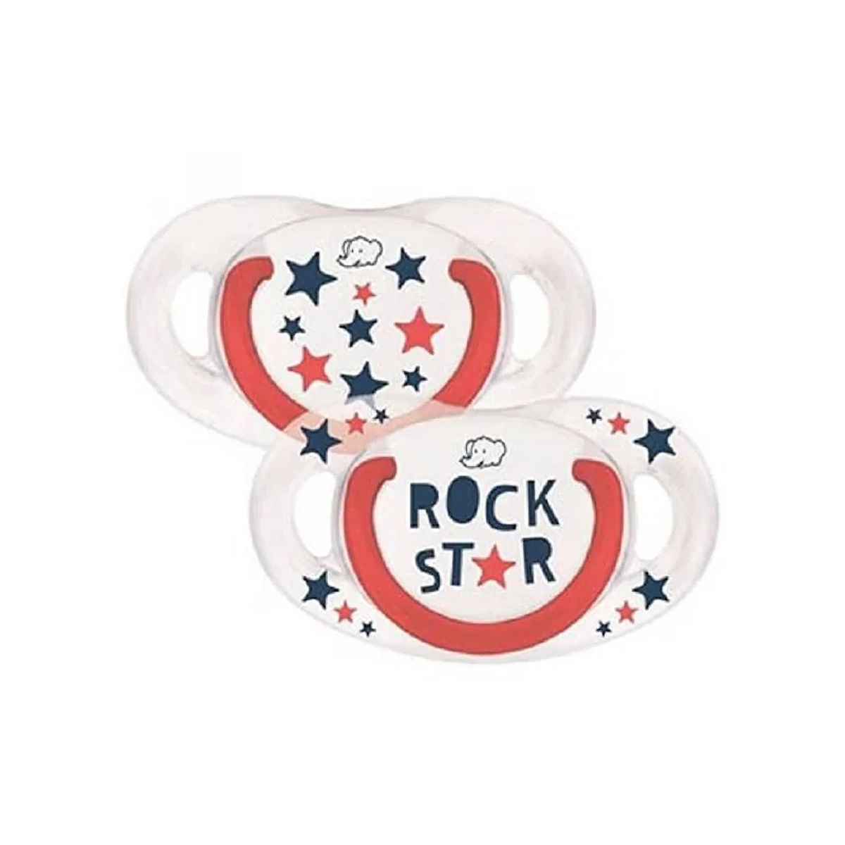 BÉBÉ CONFORT SUCETTE NATURAL PHYSIO 6-18M REBEL RULE ROCK STARX2