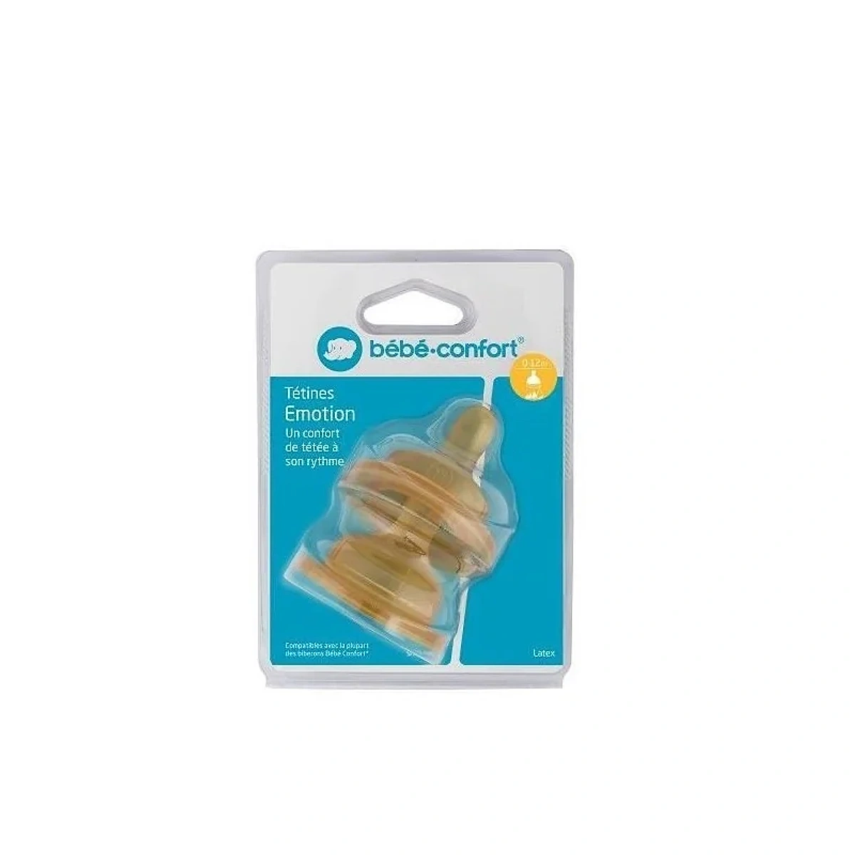 BEBE CONFORT Tétine Emotion Latex T1 (x2)