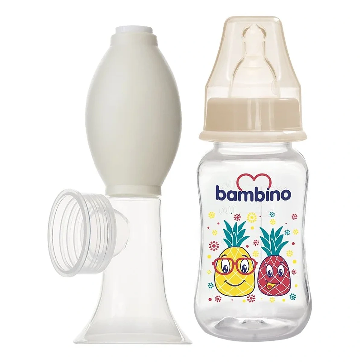 Bambino tire lait avec biberon T002