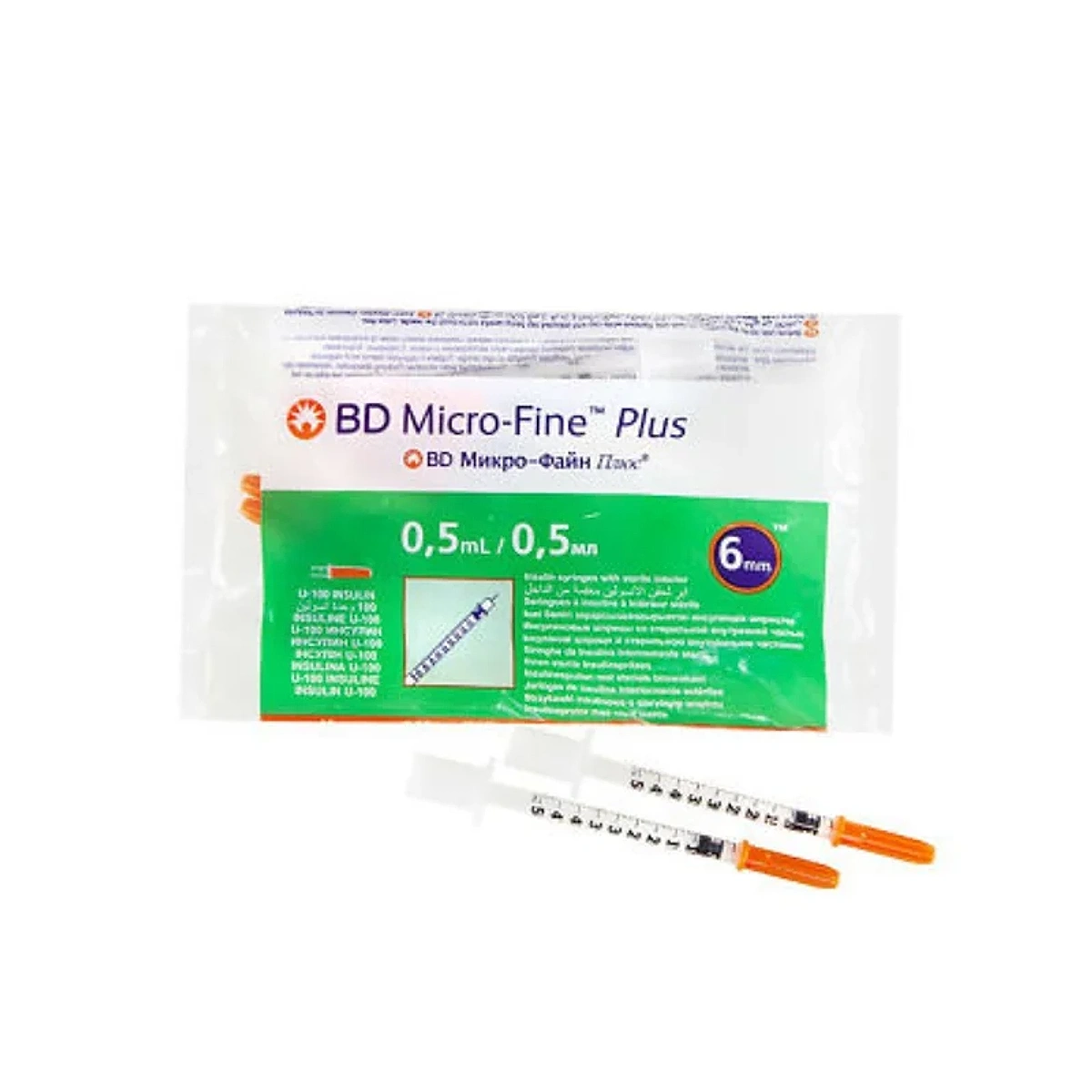 Bd Micro-Fine Plus Seringue Insuline 0.5ml Boite 10