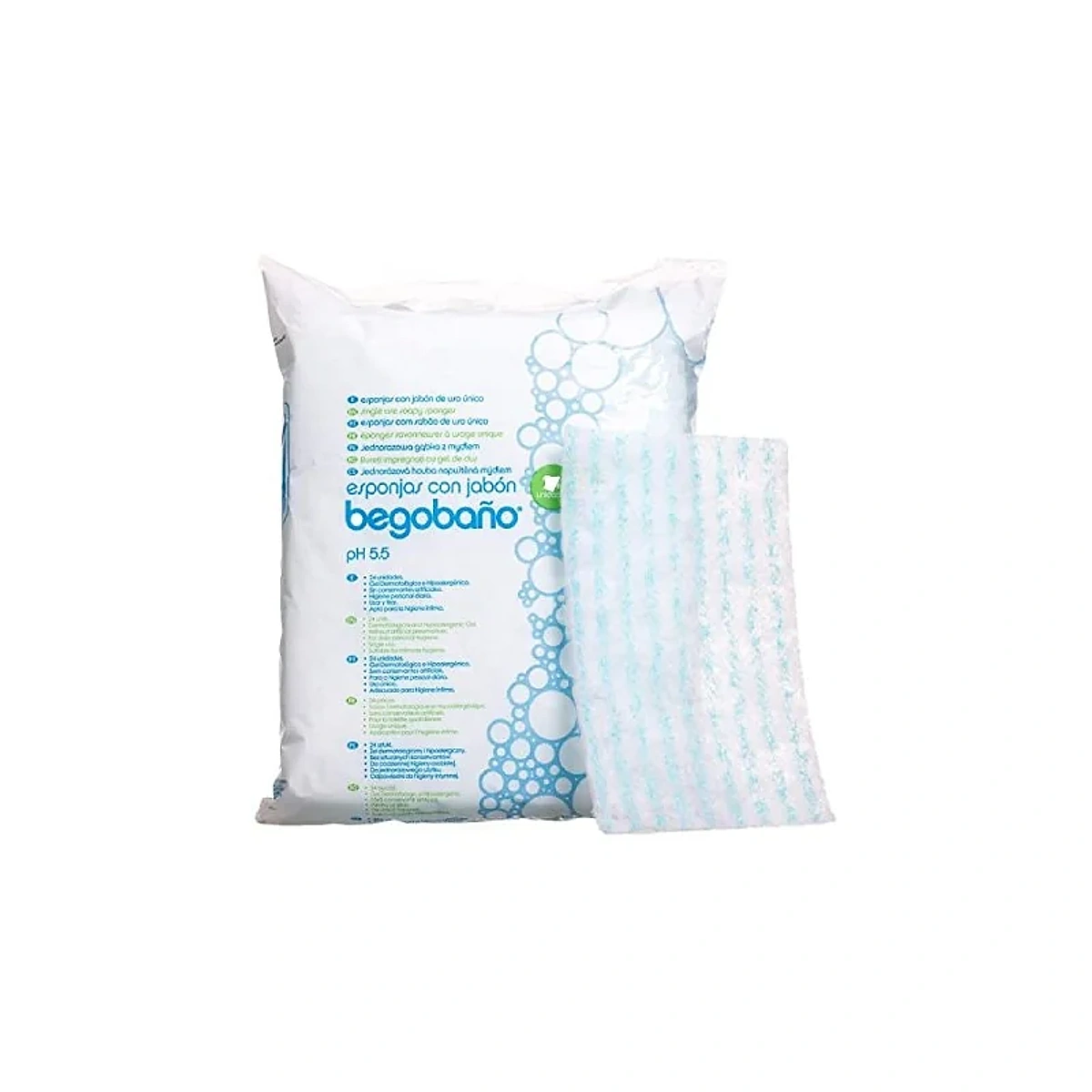 Begobano eponge savonneuse 170 gr 10 uni