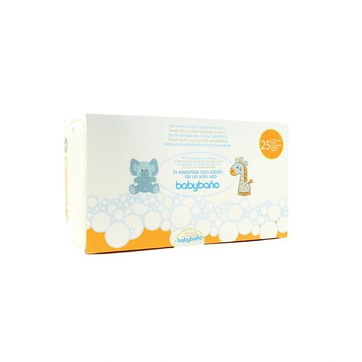 Begobano eponge savonneuse baby bano 25 unités