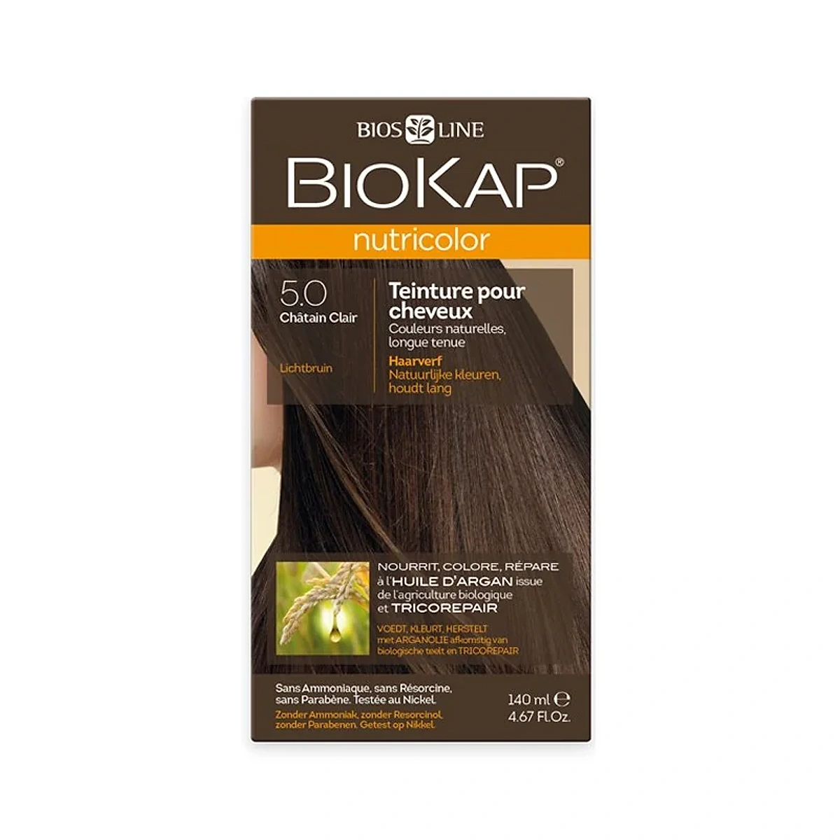 Biokap – Nutricolor 5.0 Châtain clair
