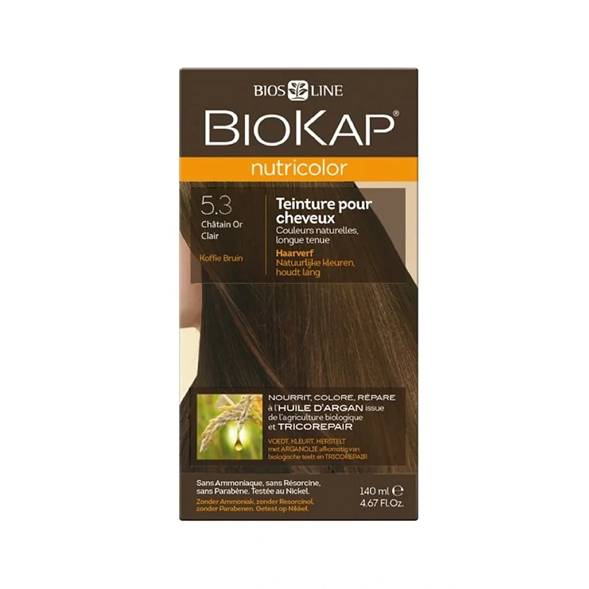 Biokap – Nutricolor 5.3 Châtain or clair