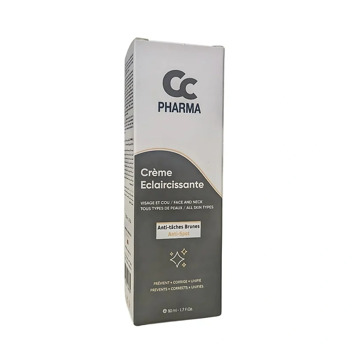 CC PHARMA Crème Eclaircissante Visage & Cou 50ml