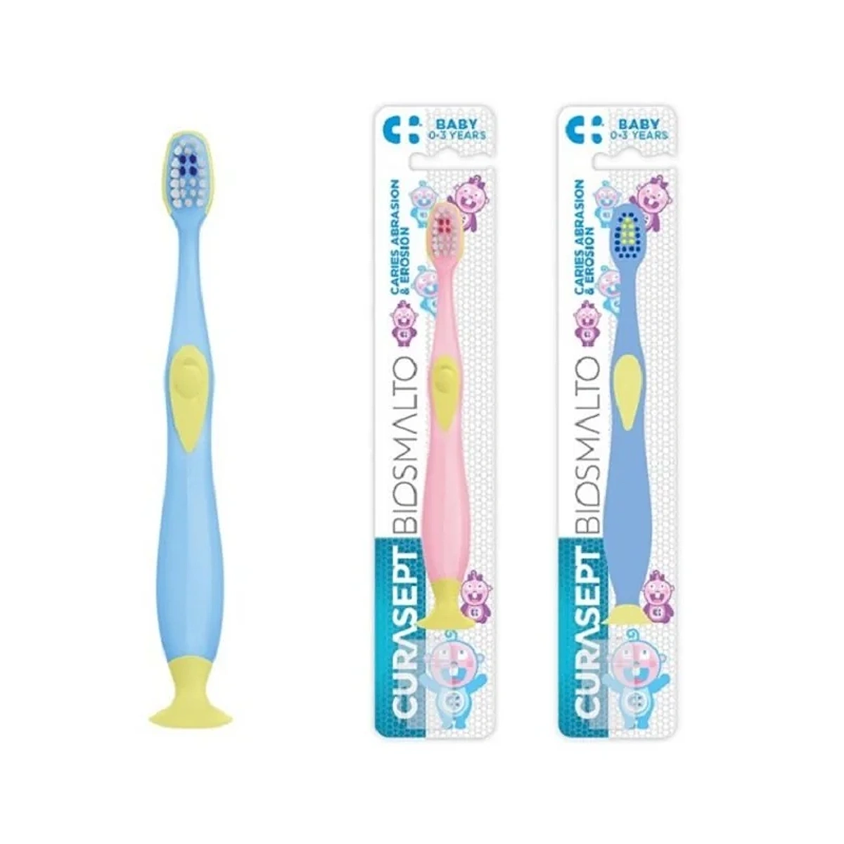 CURASEPT BROSSE À DENTS BIOSMALTO BABY 0-3 ANS