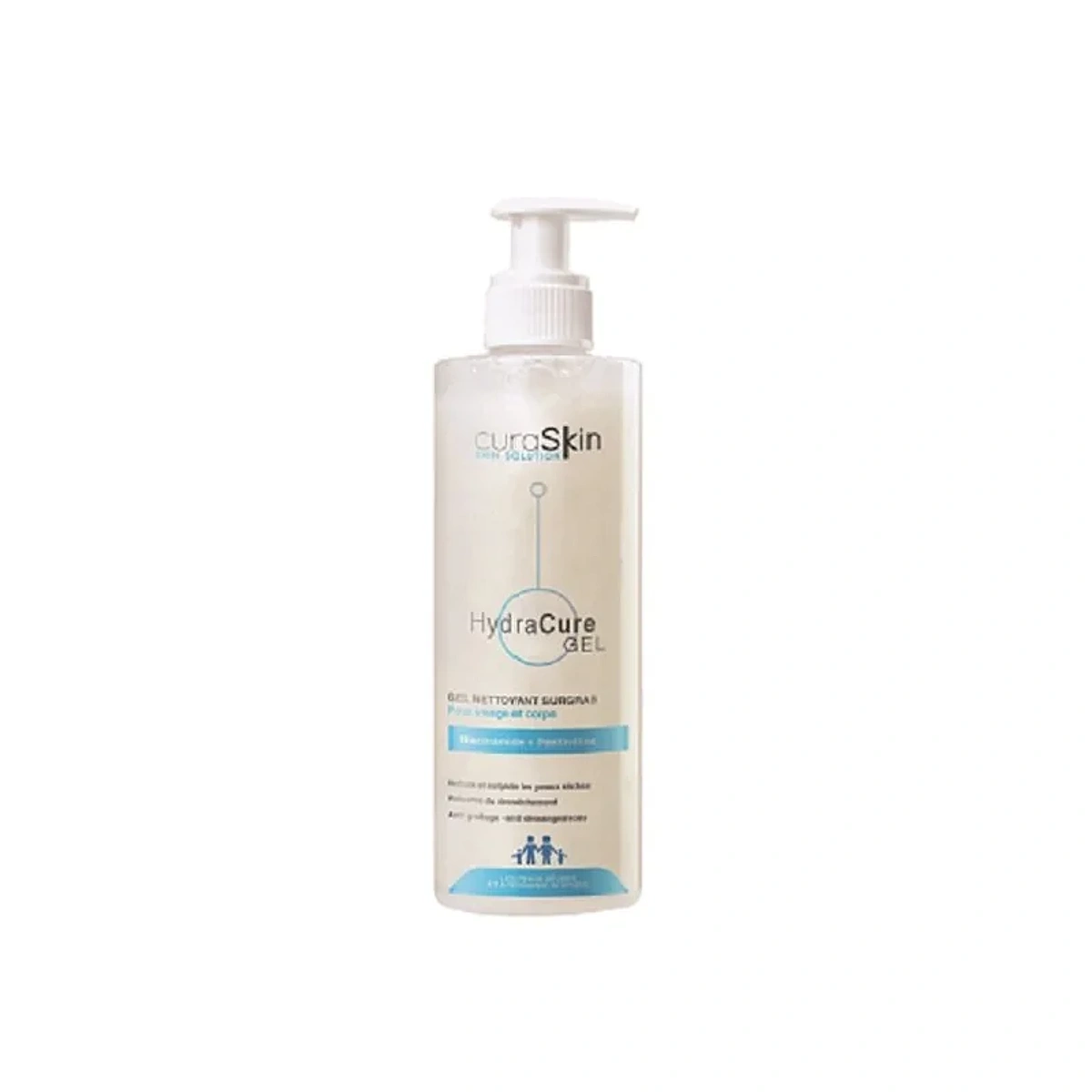 CURASKIN HydraCure Gel Nettoyant Surgras 400ml