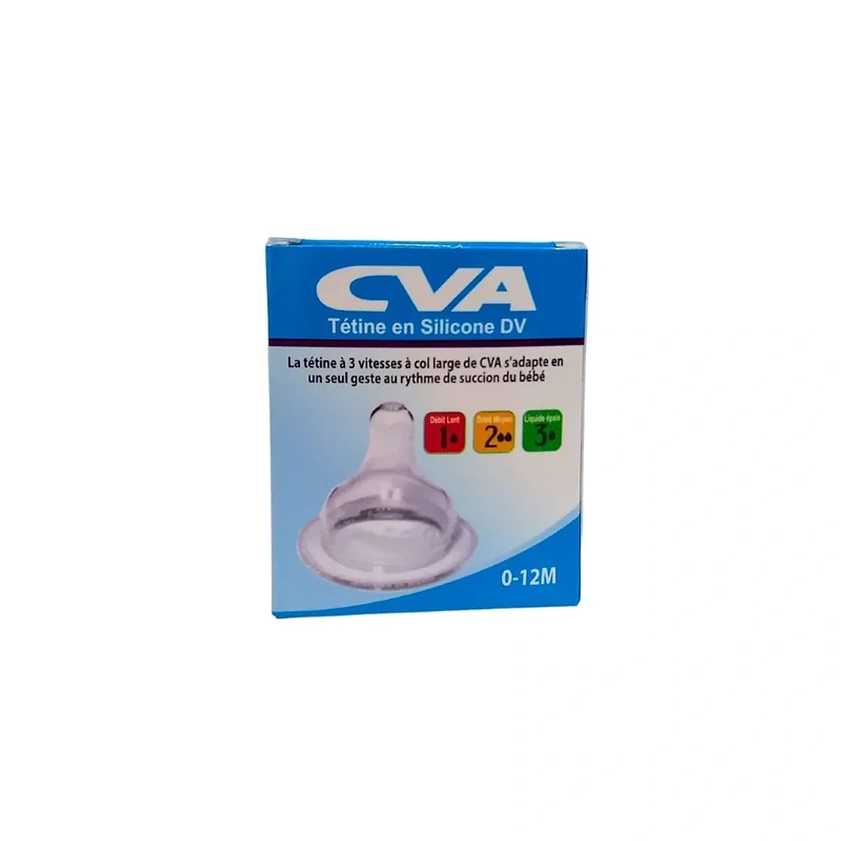 CVA Tetine en silicone 0-12m