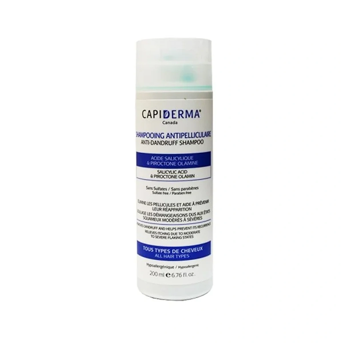 Capiderma – Shampoing Anti-pelliculaire – 200 ml