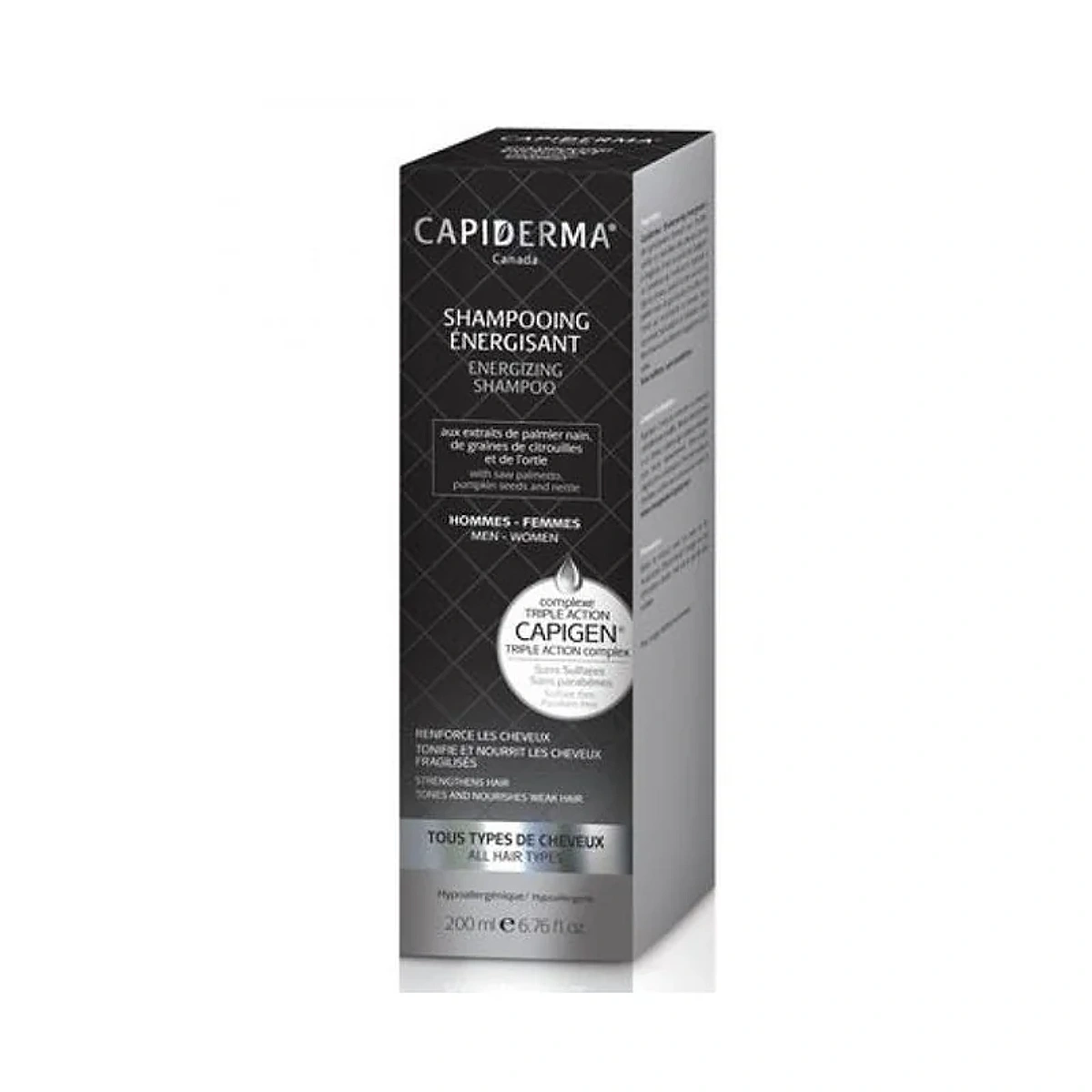 Capiderma – Shampoing Energisant – 200 ml