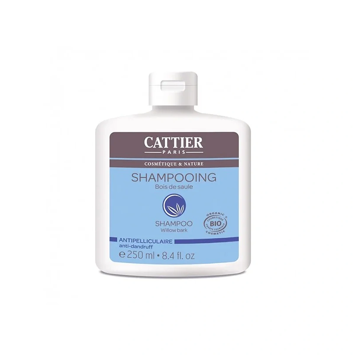 Cattier Shampooing Bois de saule Anti-pellicullaire 250ml