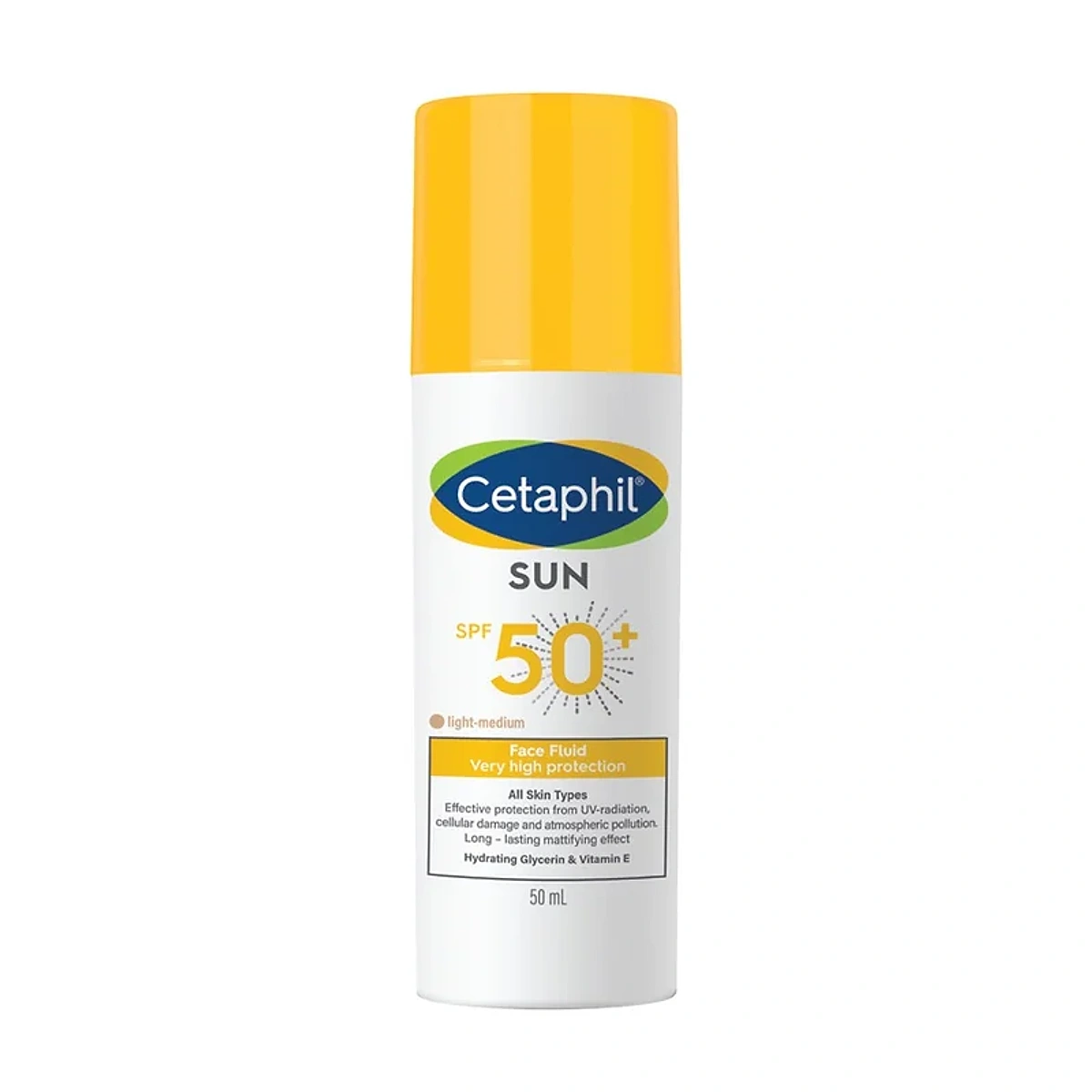 Cetaphil Sun Face Fluide Teinte spf50+ 50ml