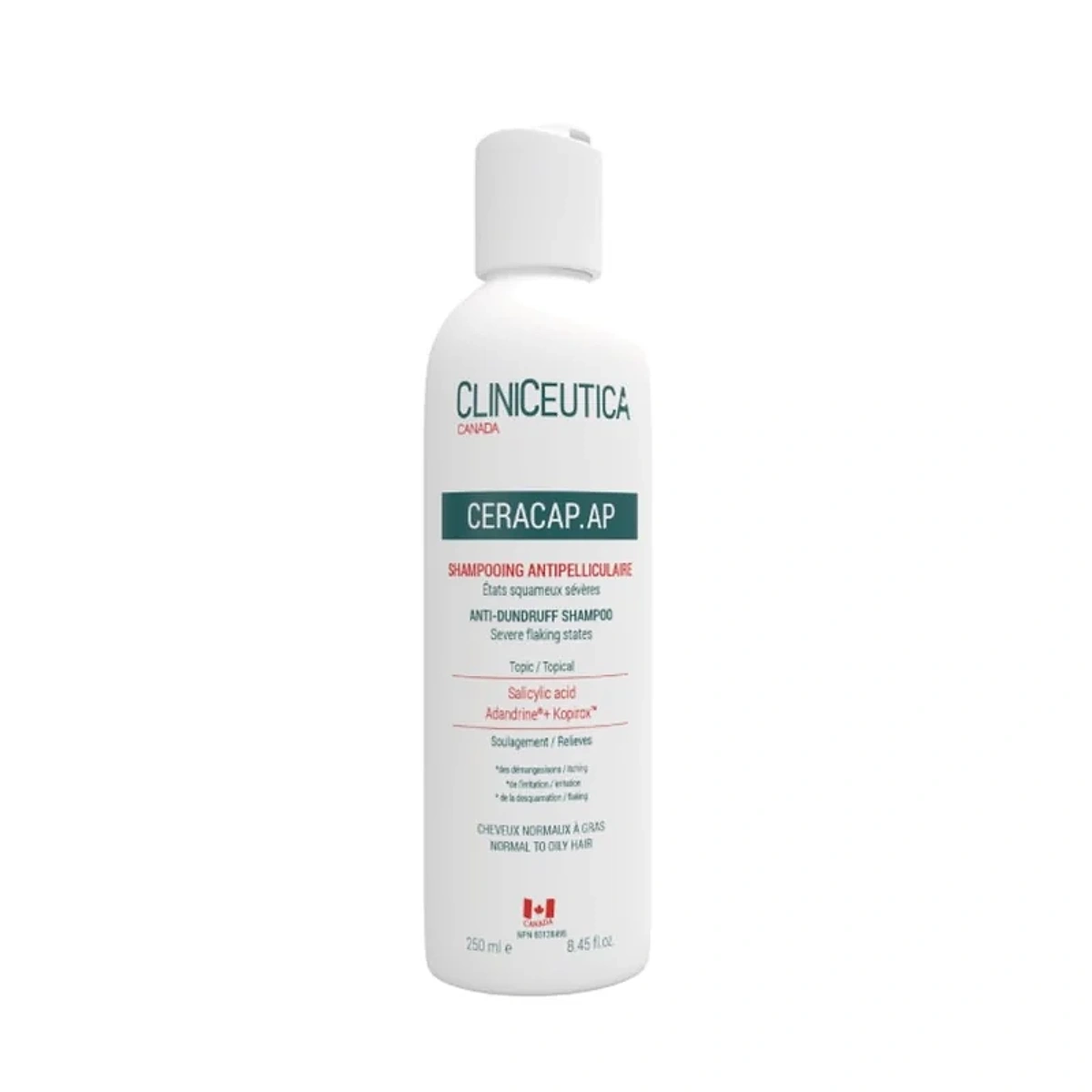 Cliniceutica Ceracap Shampoing Antipelliculaire 250ml