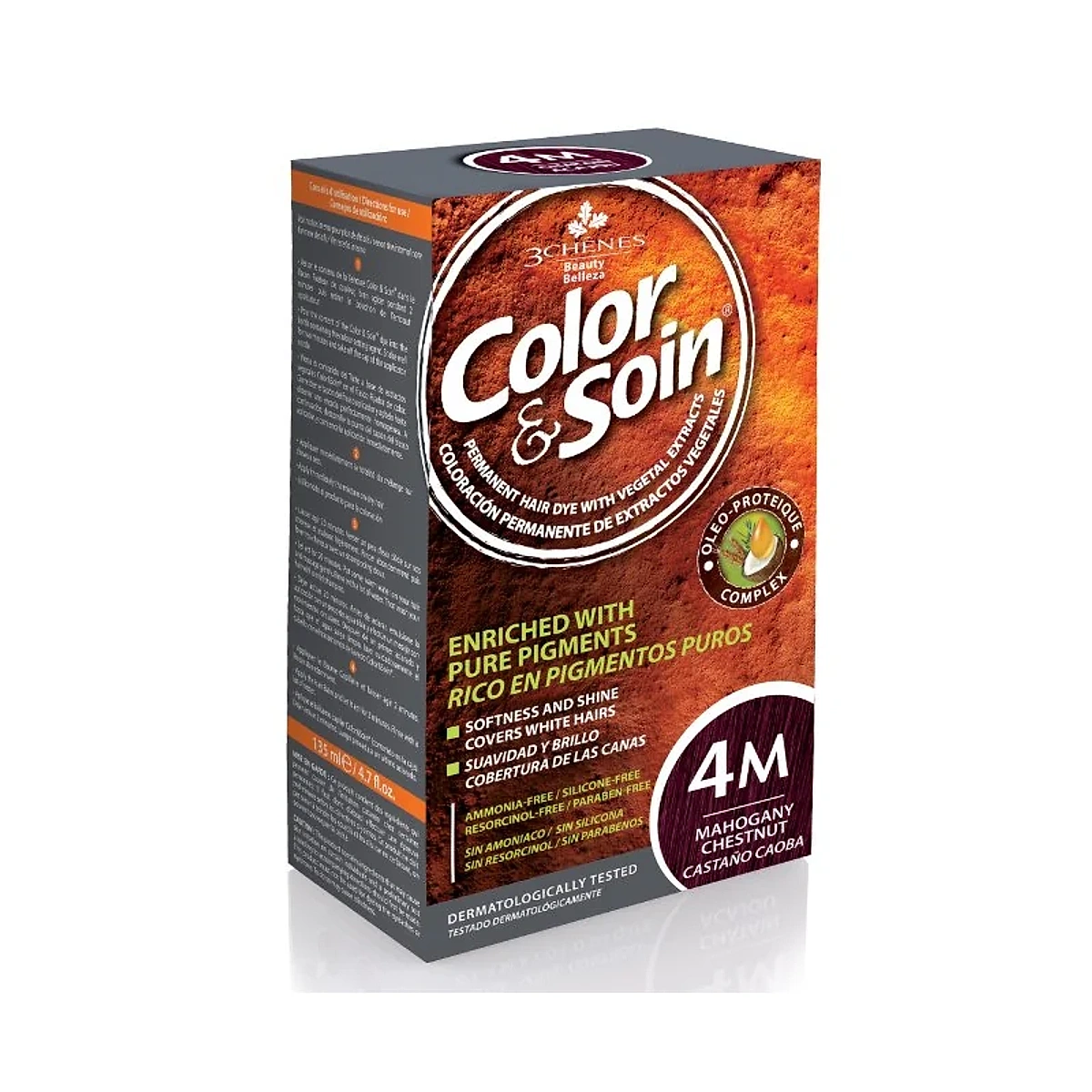 Color Et Soin Chatain Acajou 4M