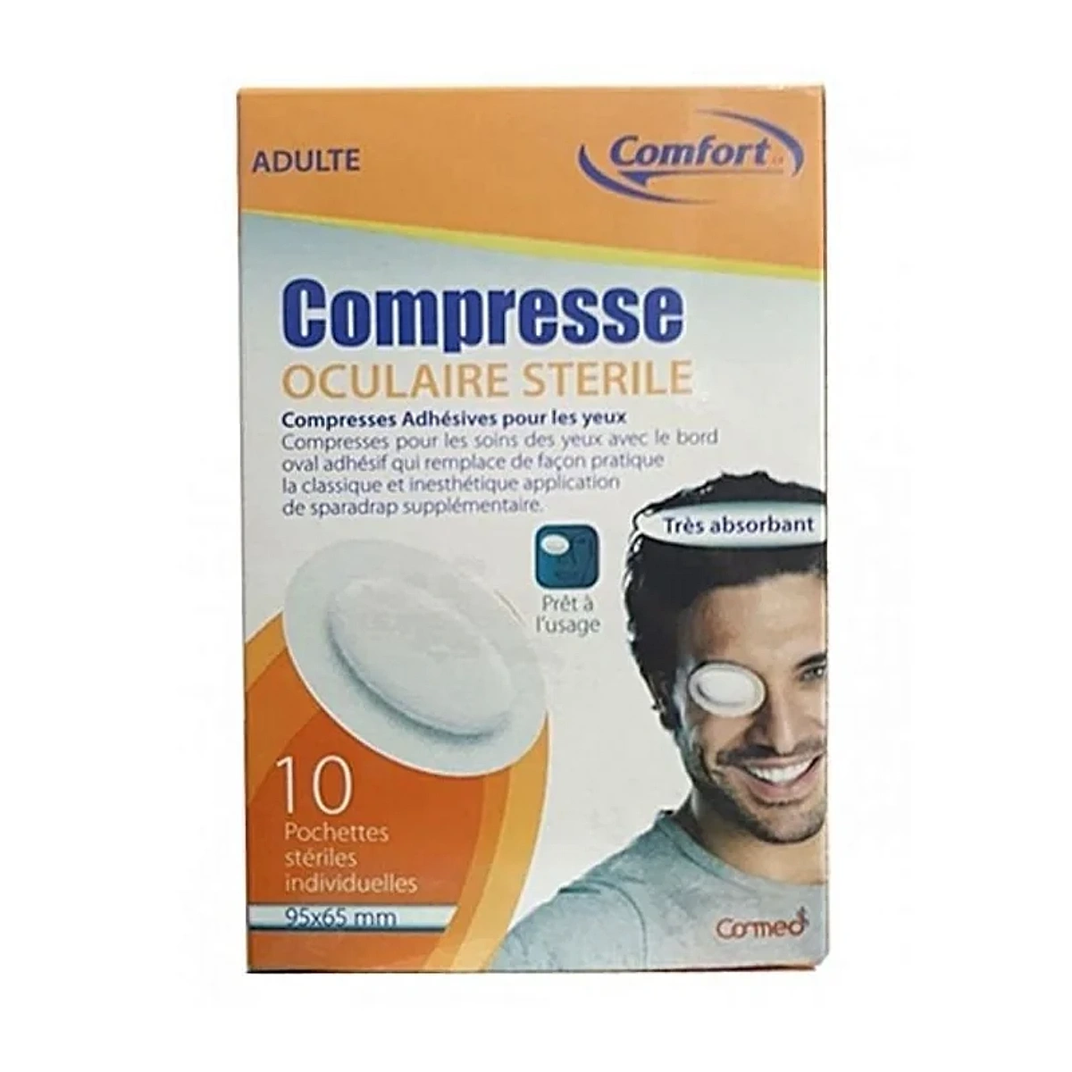 Comfort Compresse Oculaire Adulte 10 Pièces
