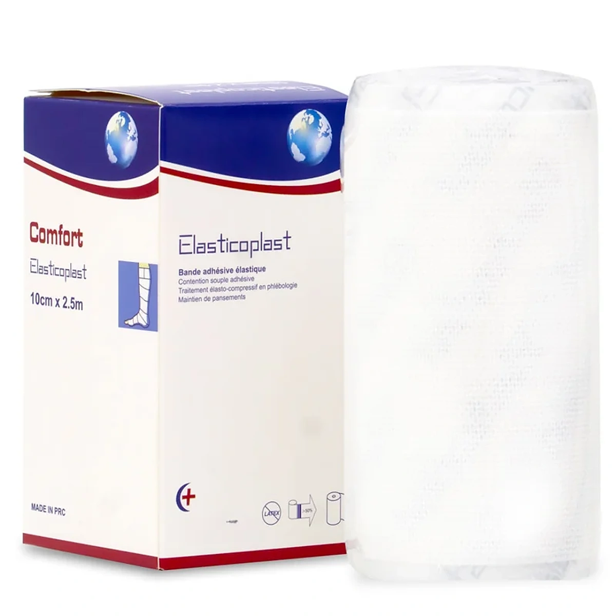 Comfort Elasticoplast Bande Adhesif 8cm X 2.5m