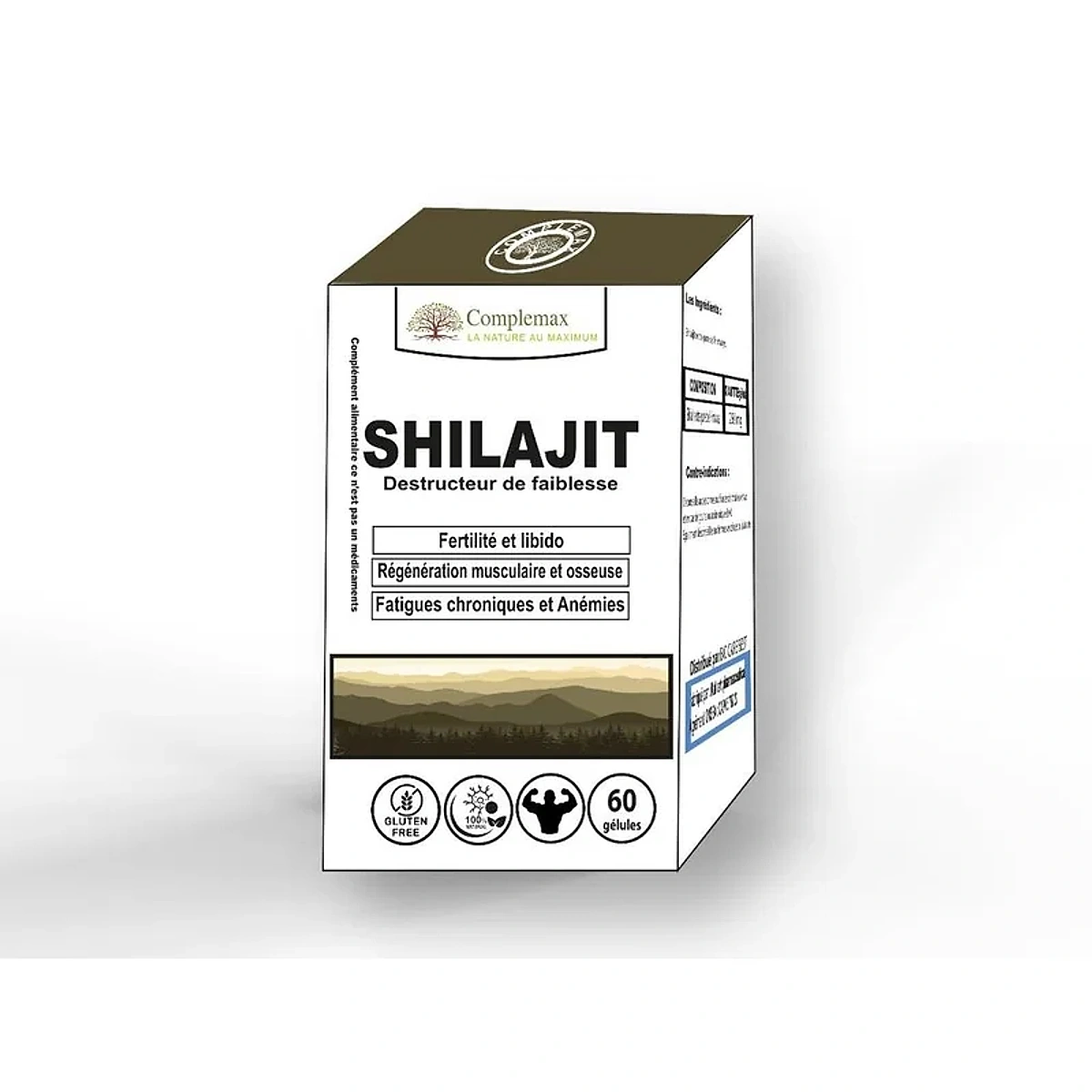 Complemax Shilajit 60 Gelules