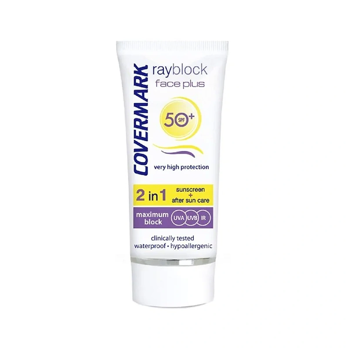 Covermark – Rayblock Face Plus teintée beige SPF50+ – 50 ml