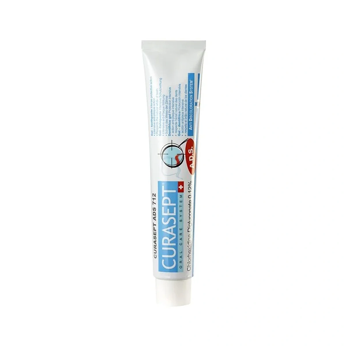 Curaprox – Curasept ADS 712 – Dentifrice Gel 0,12% CHX – 75 ml