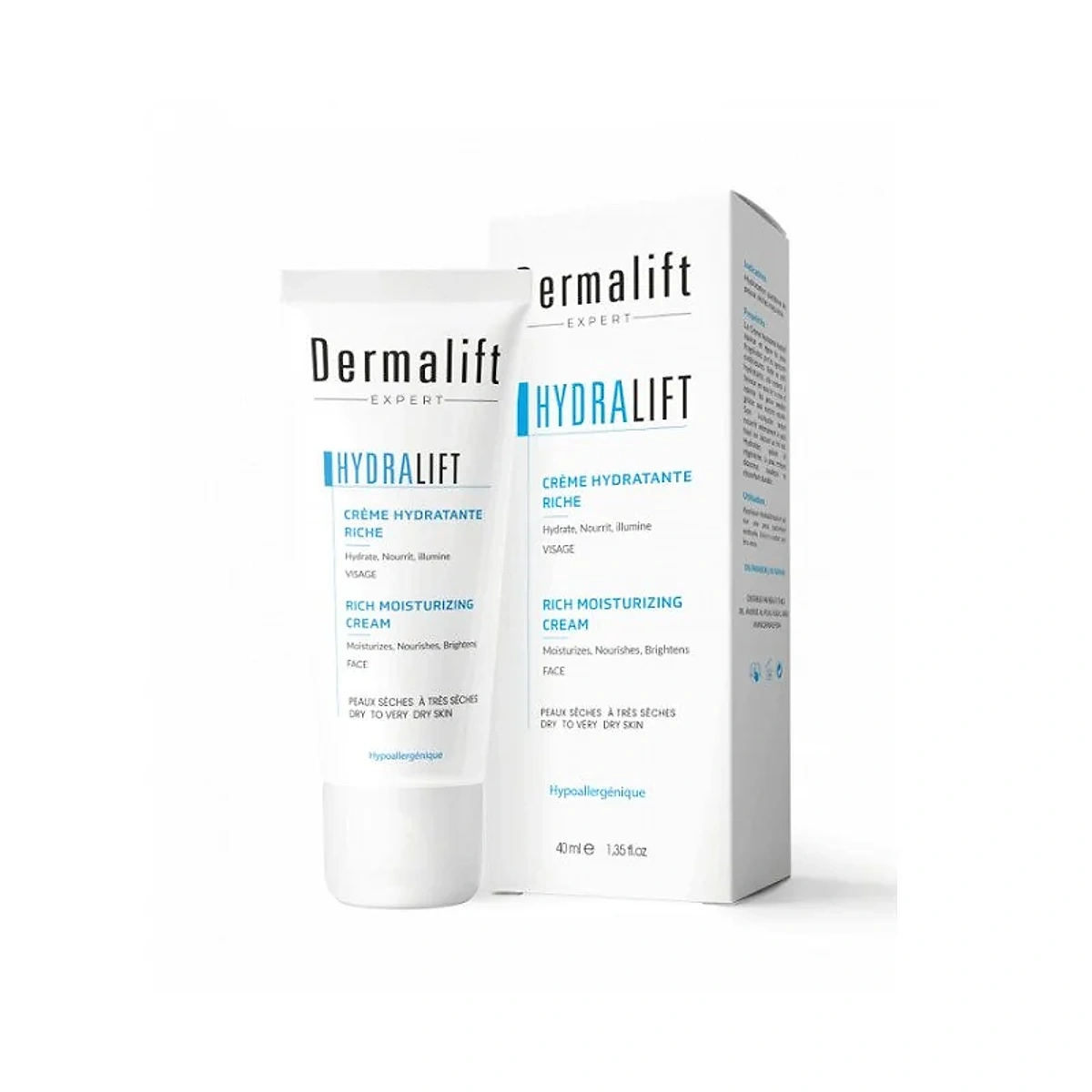 Dermalift hydralift Crème hydratante Peaux sèches à très sèches 40 ml