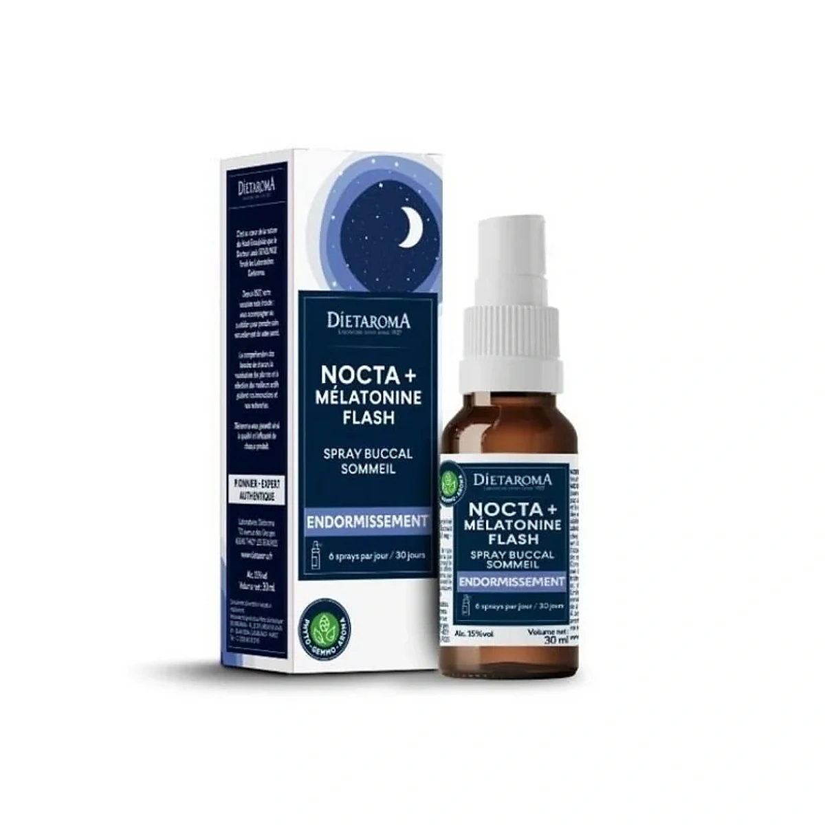 Dietaroma Nocta+ Mélatonine Flash 30ml