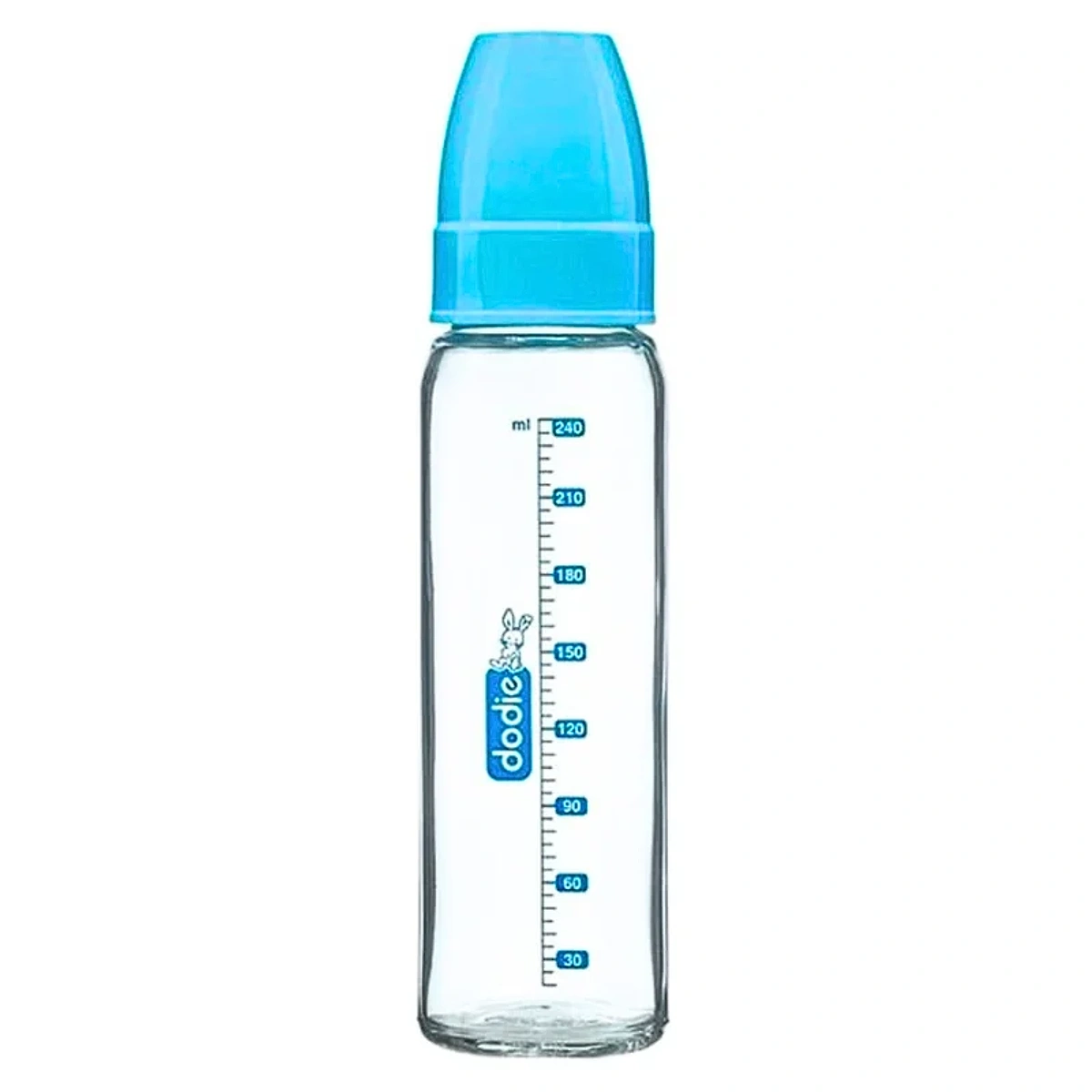 Dodie Biberon Verre 240ml Bleu