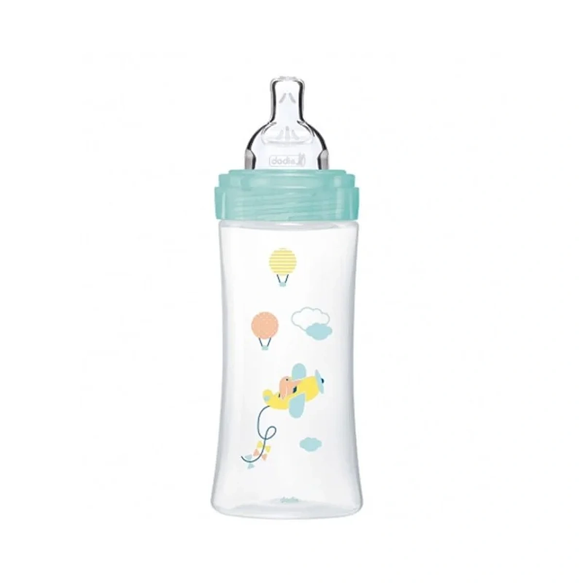 Dodie Biberon senstation+ Tétine plate 330ml +6m Air