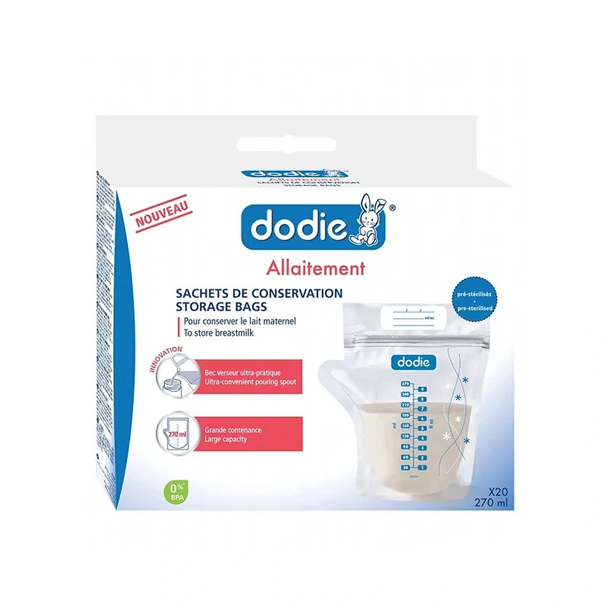 Dodie – Sachets de conservation – (x20)