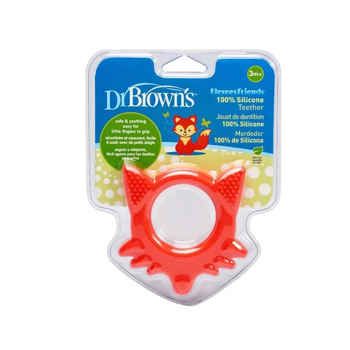 Dr Brown’s Anneau de Dentition Renard +3m