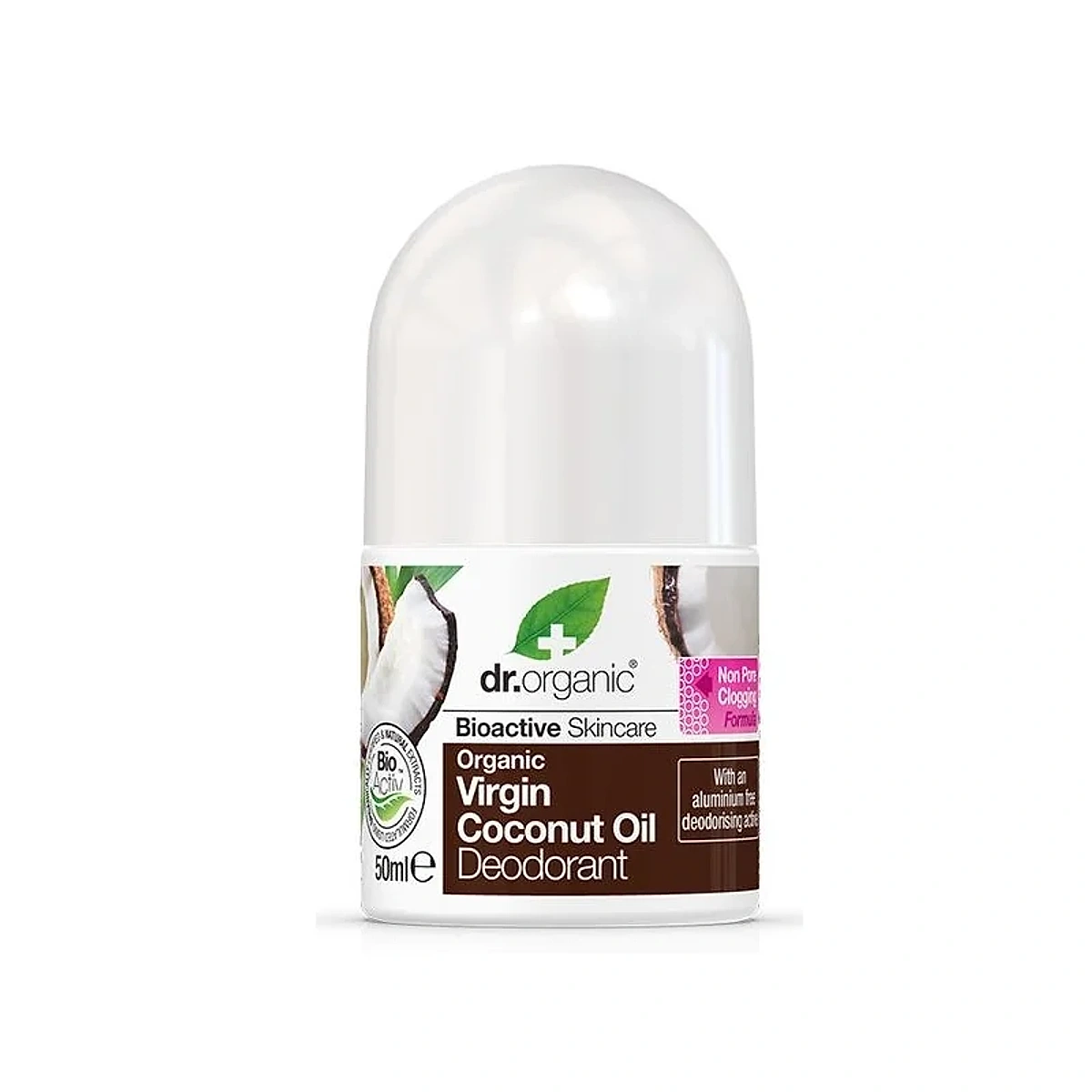 Dr Organic Déodorant à l’Huile de Noix de Coco Vierge 50Ml