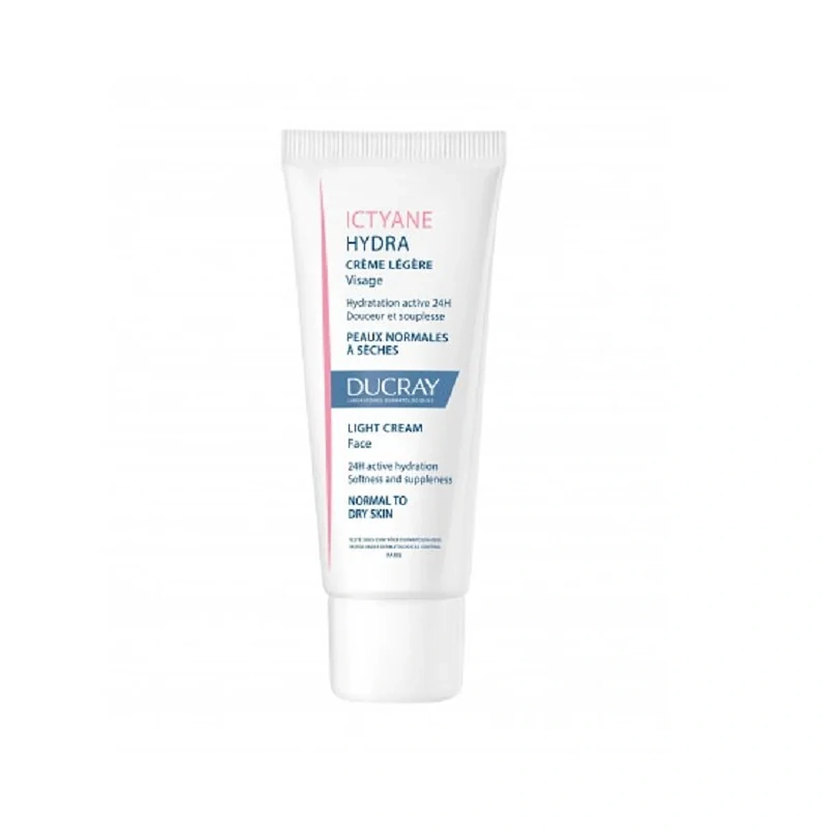 Ducray — Crème légère Visage — Crème hydratante visage peau sèche — Ictyane Hydra 40 ml