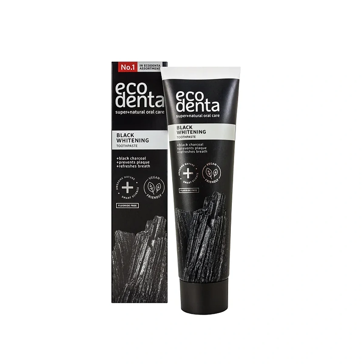 ECODENTA Dentifrice Blanchissant au Charbon Actif 100ml