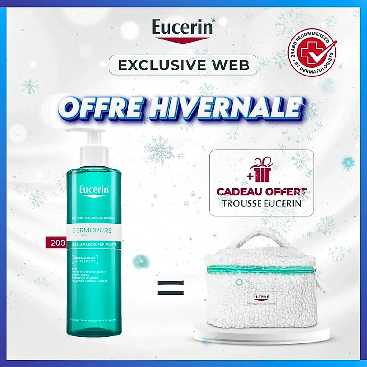 EUCERIN DERMOPURE GEL NETTOYANT 200ML = Vanity Offerte