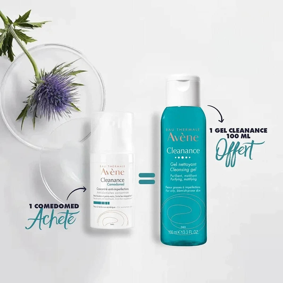 Eau Thermal Avene Cleanance Comedomed 30ml+ Cleannace Gel Nettoyant100ml