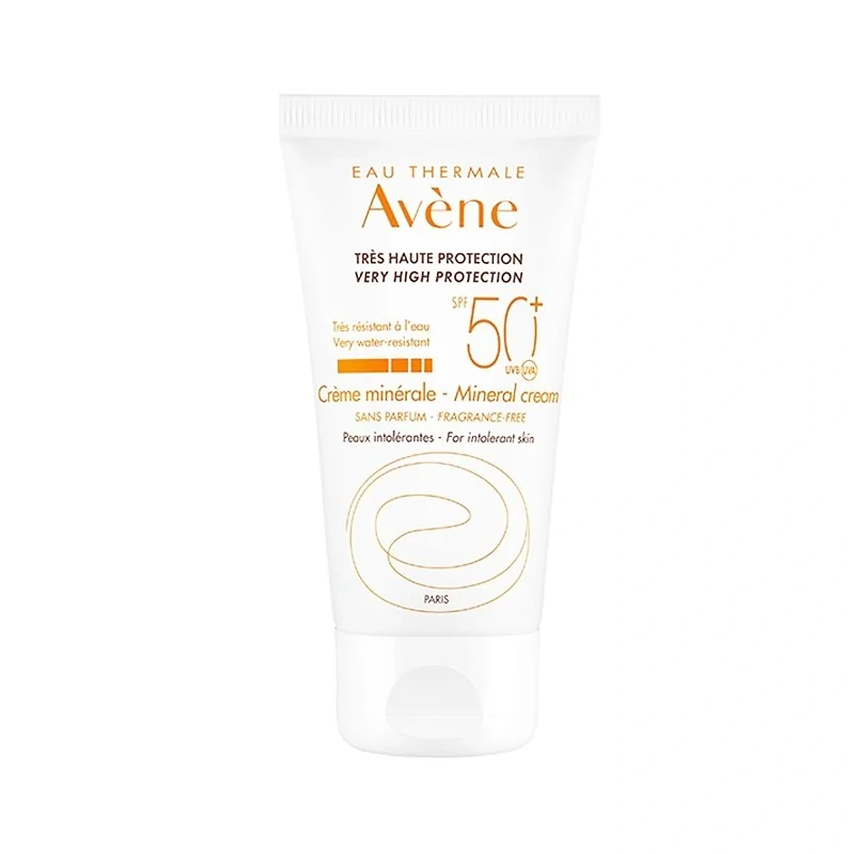 Eau Thermale Avène Ecran Solaire Crème Minéral Spf 50+ – 50ml