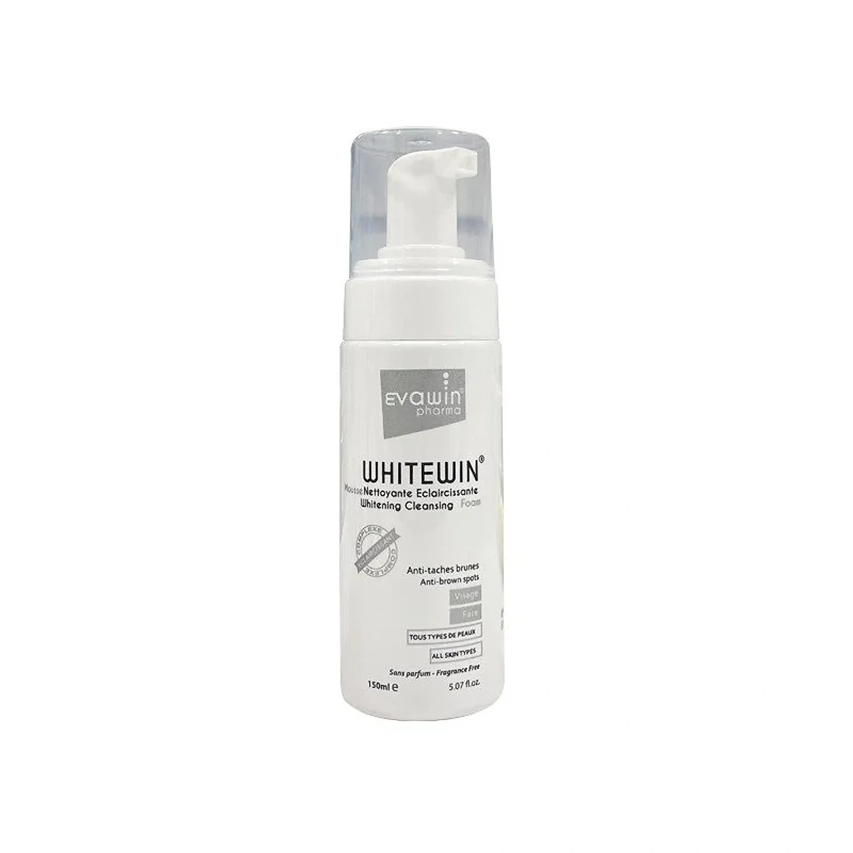 Evawin Whitewin Mousse Nettoyante Eclaircissante 150ml