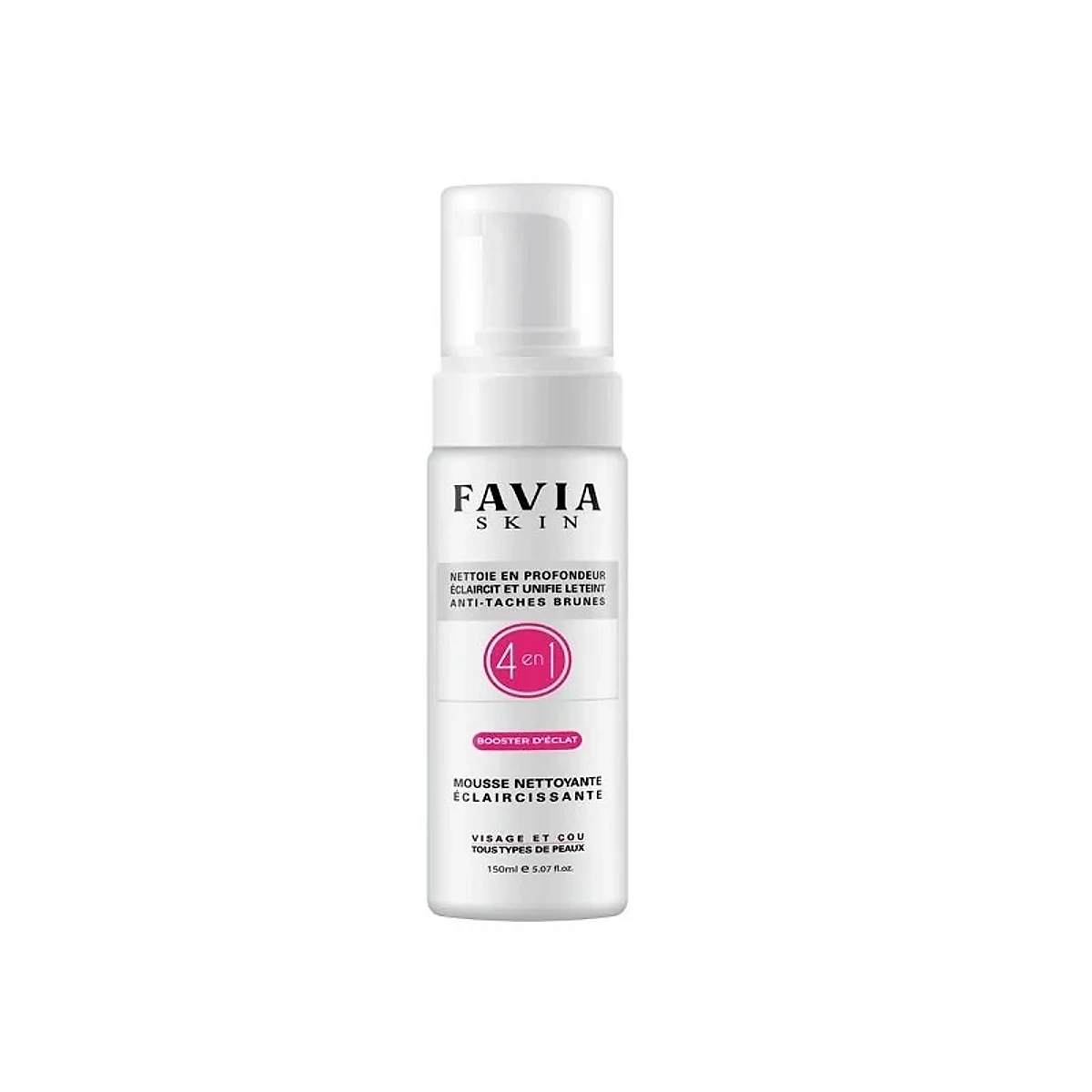 FAVIA DERMATOLOGIE SKIN MOUSSE NETTOYANTE ÉLCAIRCISSANTE 150ML