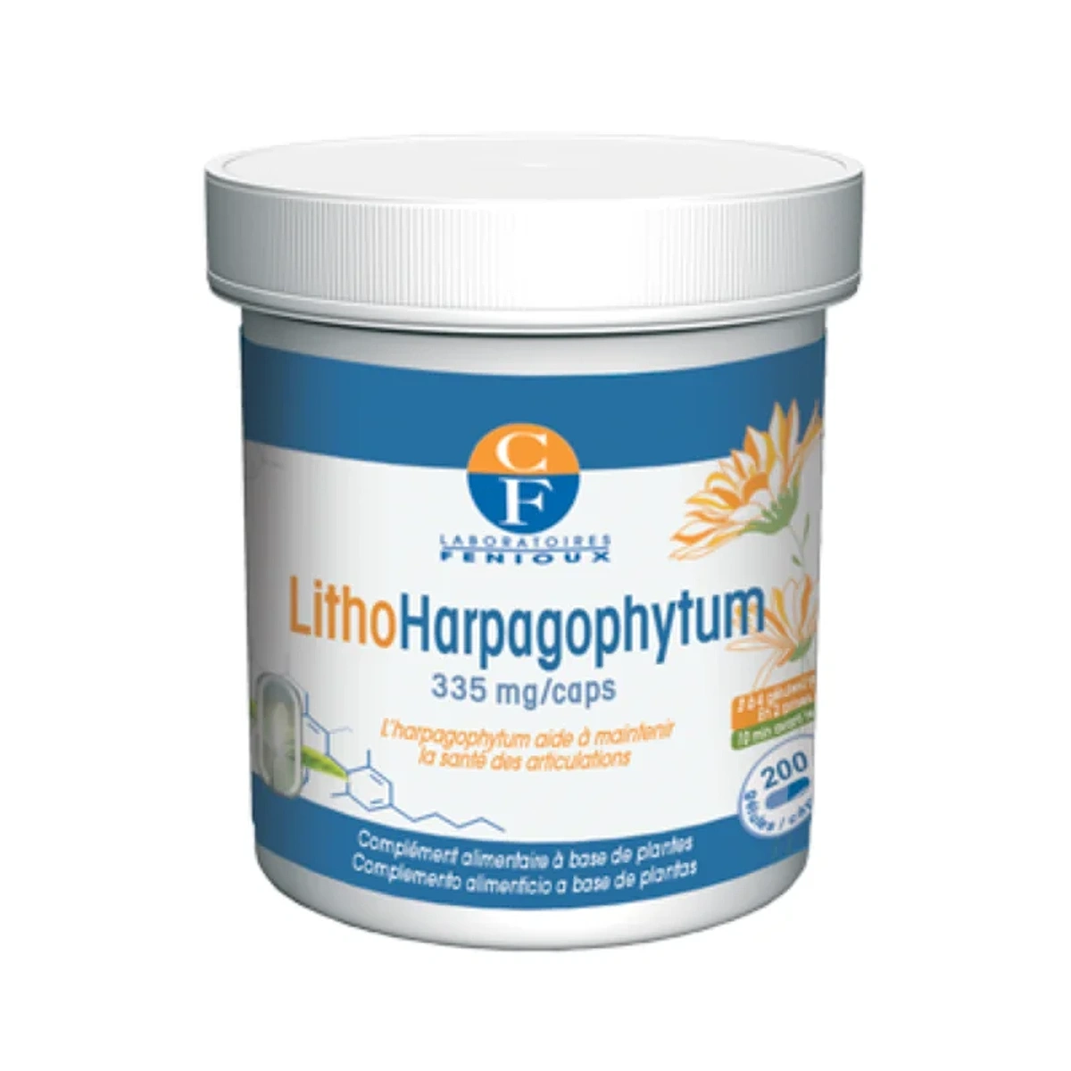 Fenioux Lithoharpagophytum 335mg 90 Gelules