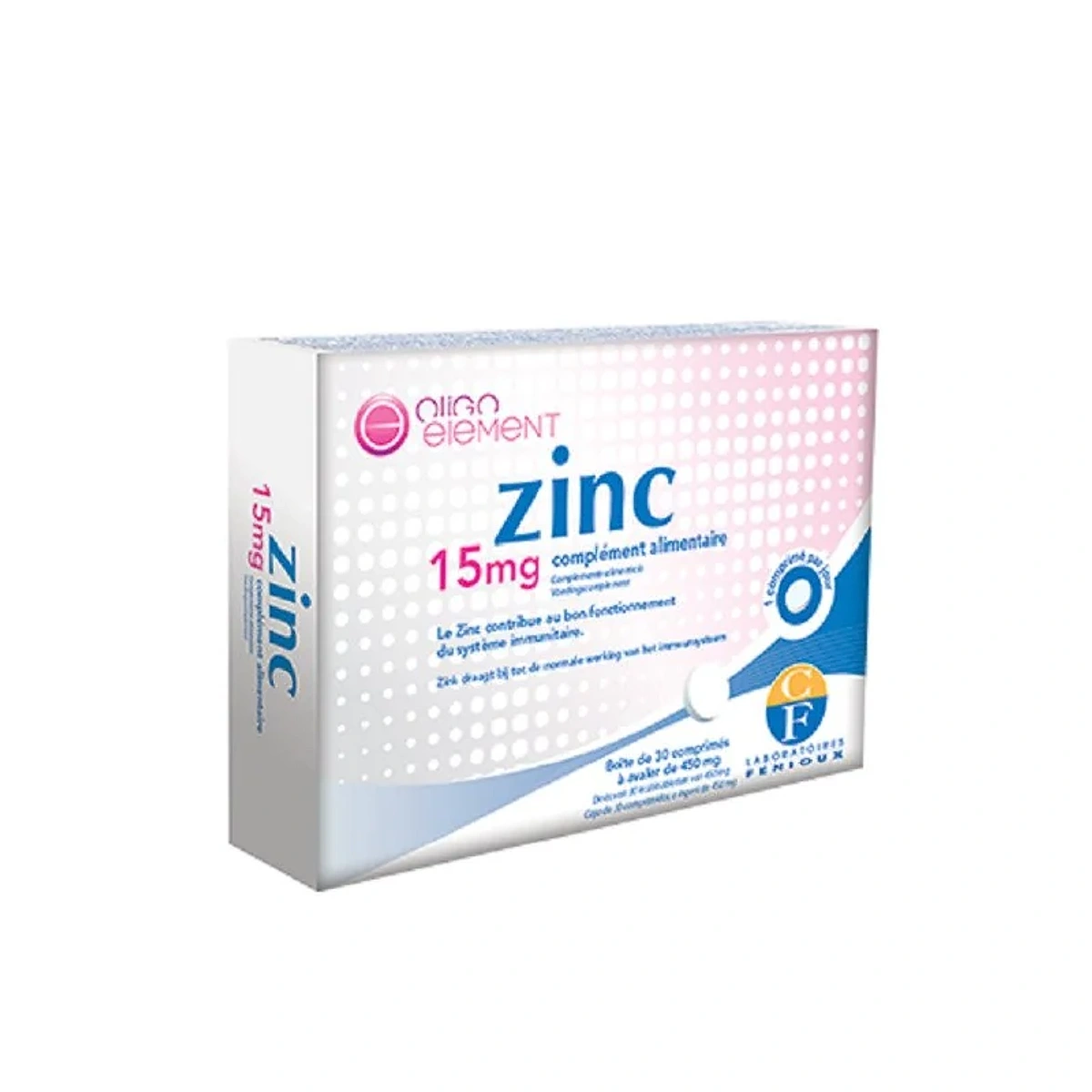 Fenioux Zinc 15Mg 30 Comprimés