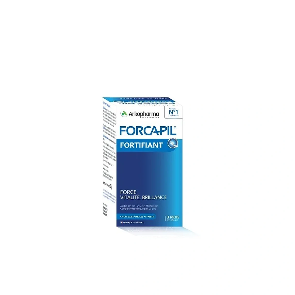 Forcapil Cheveux Et Ongles – 180 Gelules