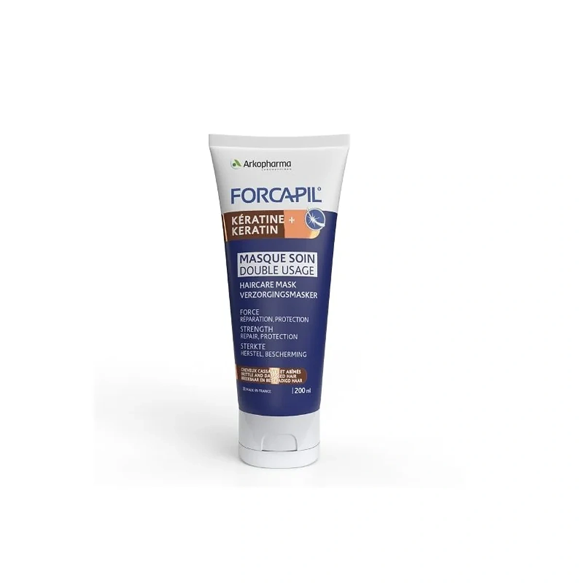 Forcapil Kératine Masque Soin Double Usage 200ml