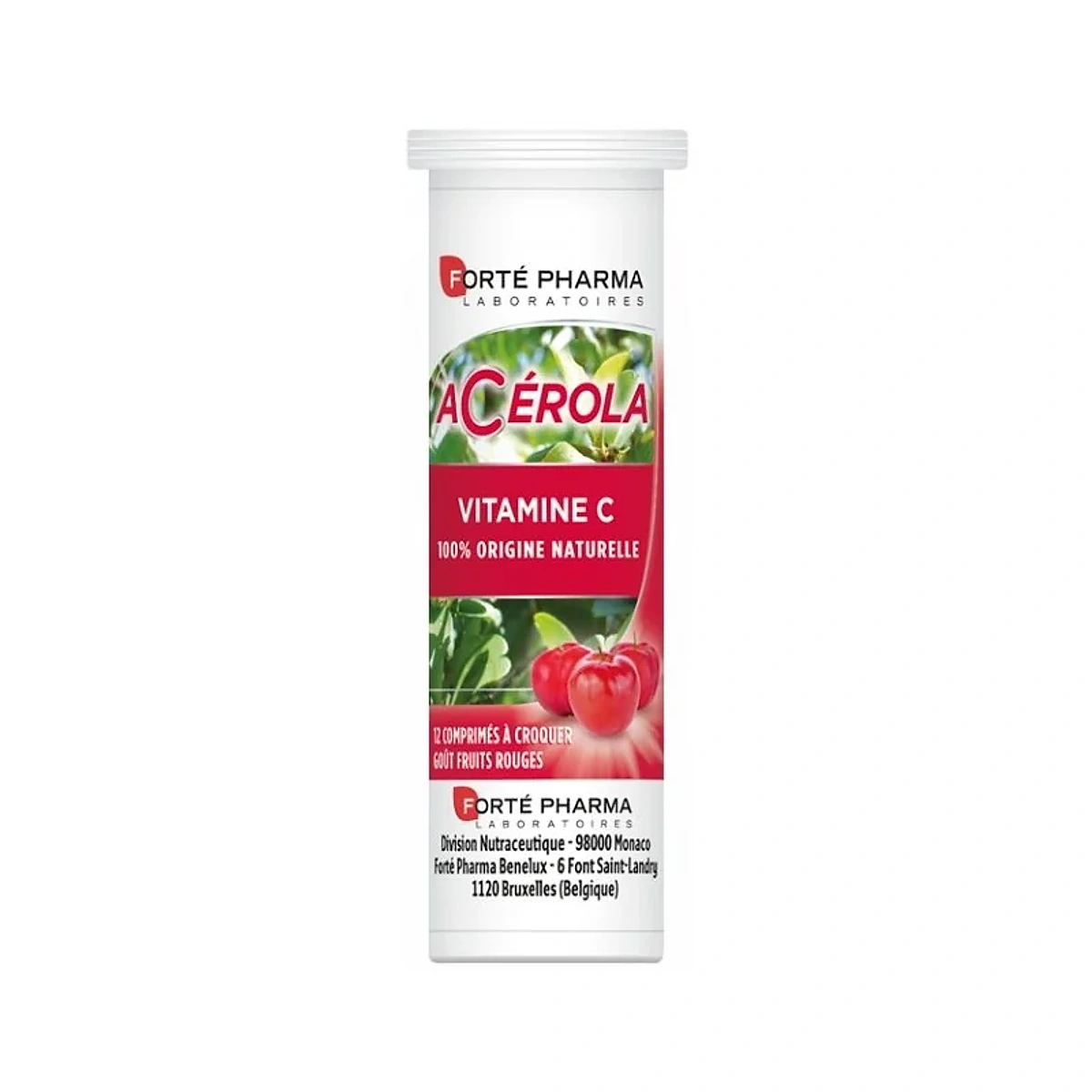 Forté Pharma Acérola Vitamine C – 12 Comprimés