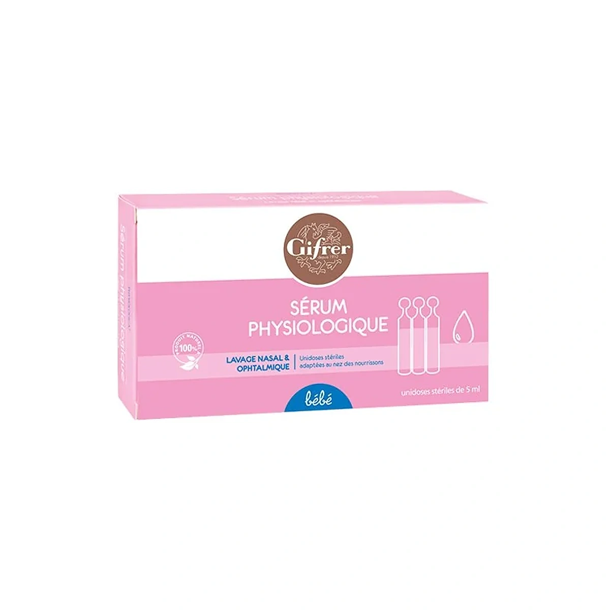 GIFRER SERUM PHYSIOLOGICA BTE X 12 UNIDOSES 5 ML