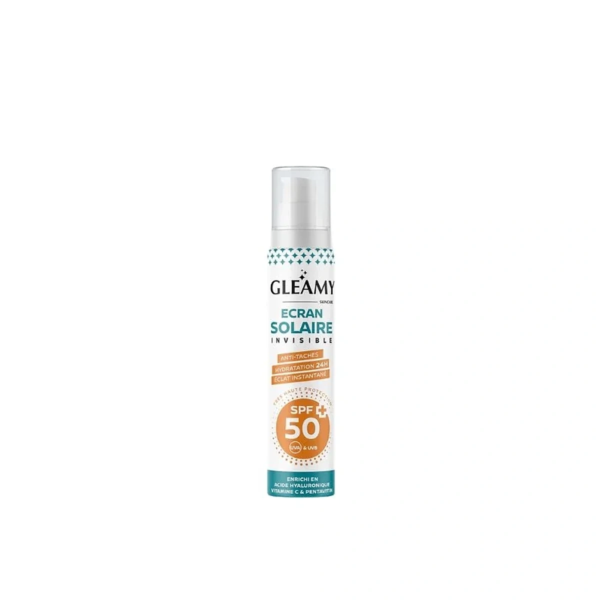 GLEAMY Écran solaire Spf50+ invisible 50ml